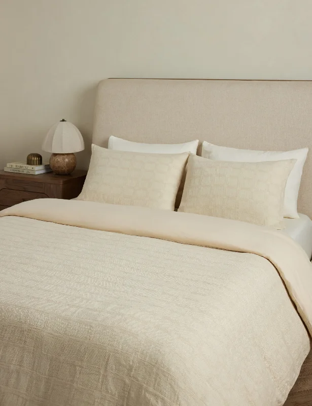 Oike Linen Duvet Cover by DISC Interiors