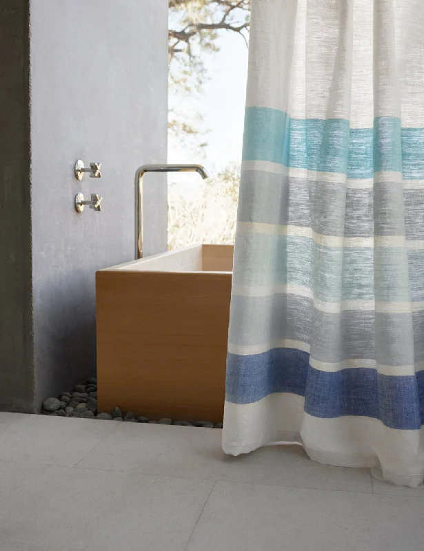 Omo Shower Curtain by Bolé Road Textiles