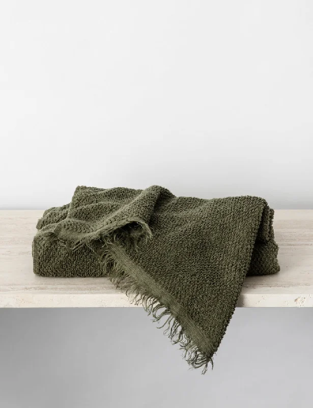 Pure Linen Bath Towel by Cultiver