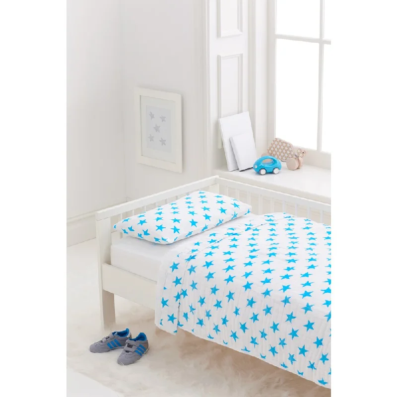 Aden + Anais Fluro Blue Classic Toddler Bedding Set