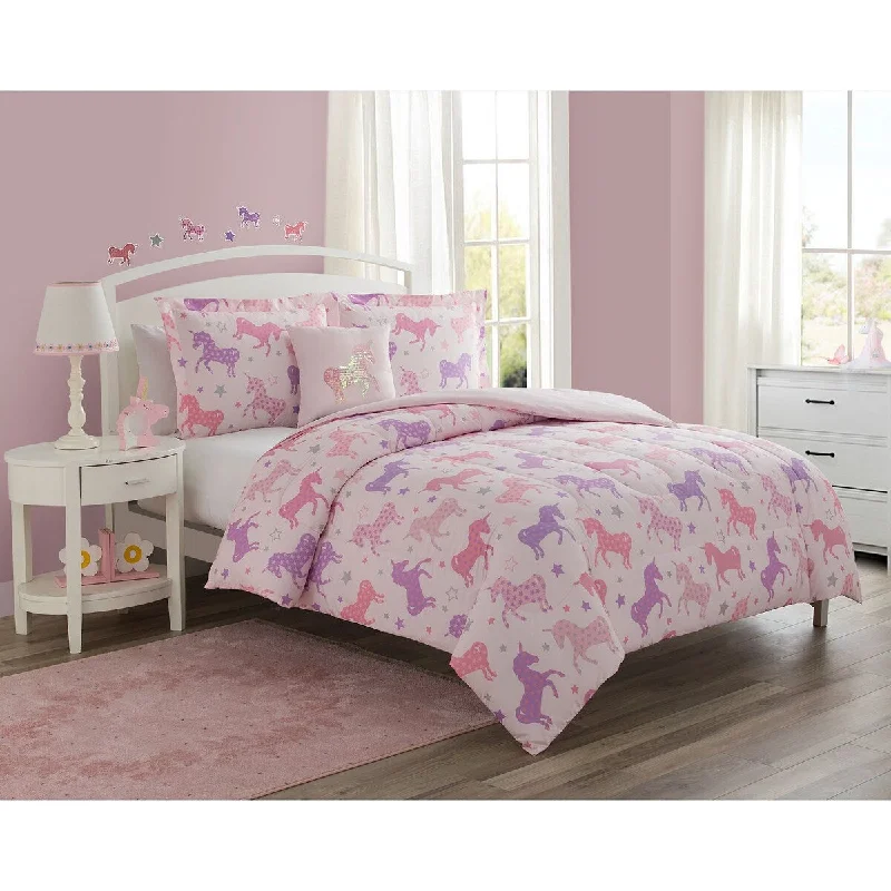 ALEX + BELLA Unicorn Starlight Soft Microfiber Comforter Set