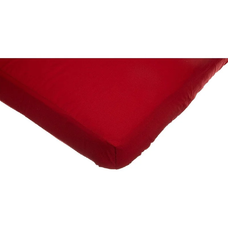 American Baby Company 100 Percent Cotton Percale Crib Sheet - Red - 2 Pack