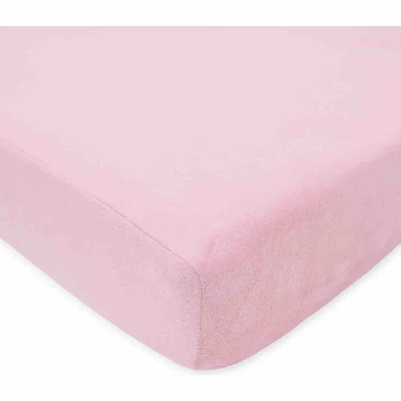 American Baby Company Pink Heavenly Soft Chenille Crib Sheet (Pack of 2)