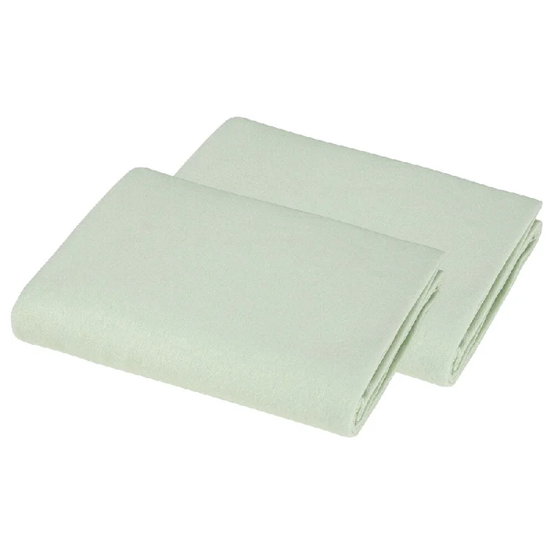 American Baby Company Supreme Jersey Bassinet Sheet - 2 Pack - Celery