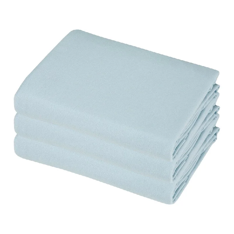 American Baby Company Supreme Jersey Cradle Sheet - 3 Pack - Blue