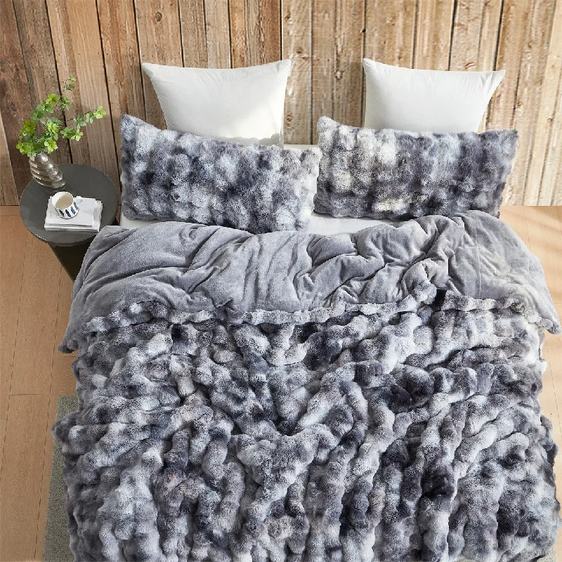 Beary Soft - Coma Inducer® Oversized Comforter Set - Glacier Black Bear