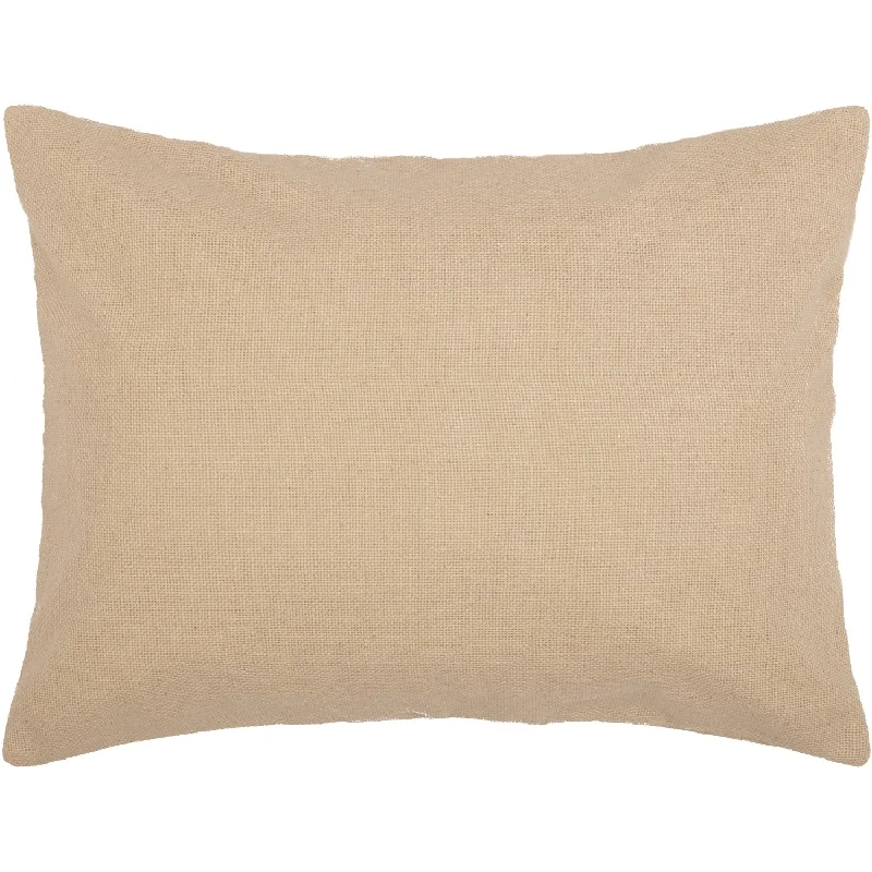 Burlap Vintage Standard Sham 21x27