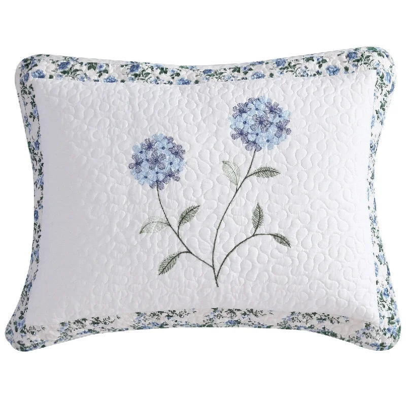 Carnation Embroidered Sham