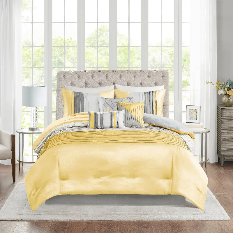 Copper Grove Kiston Yellow 7-piece Comforter Set