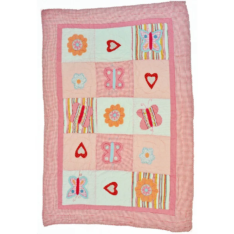 Cottage Home Sweet Love Baby Quilt