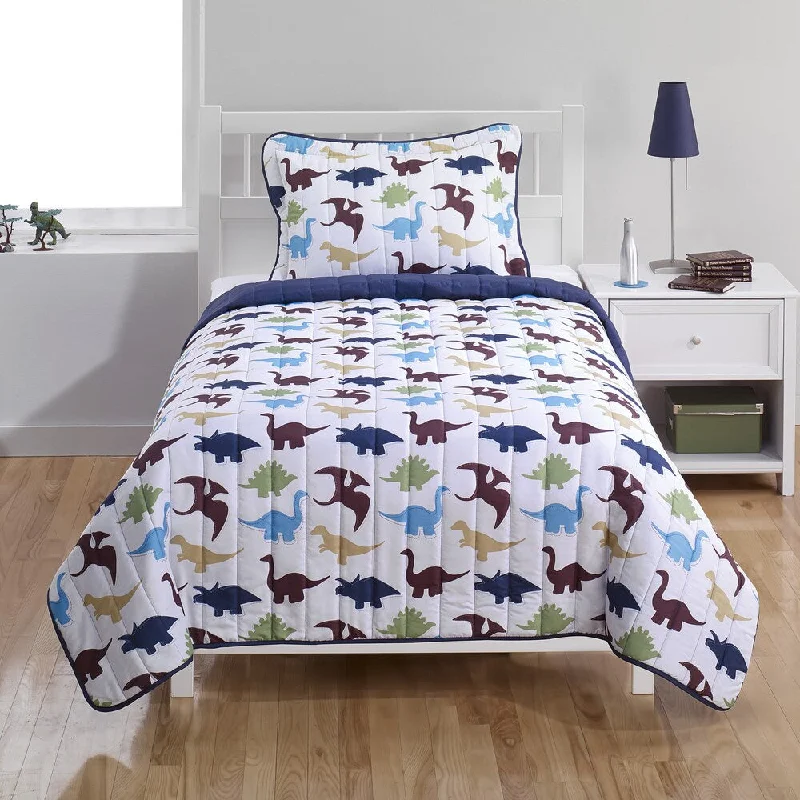 Dinosaur Twin 2-piece Quilt Set