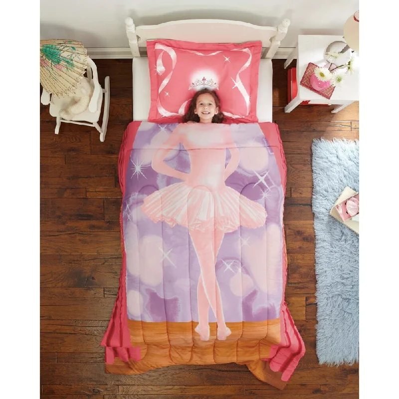 Dream Big Ballerina Twin 2-piece Comforter Set