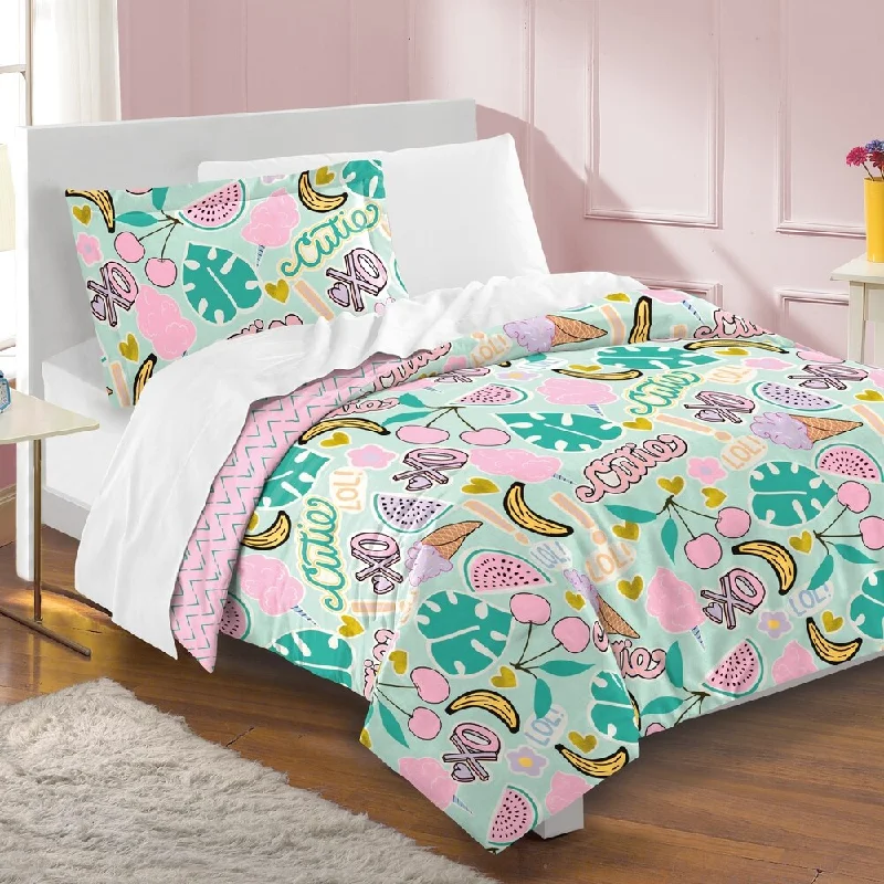 Dream Factory Pin It 3-piece Comforter Set