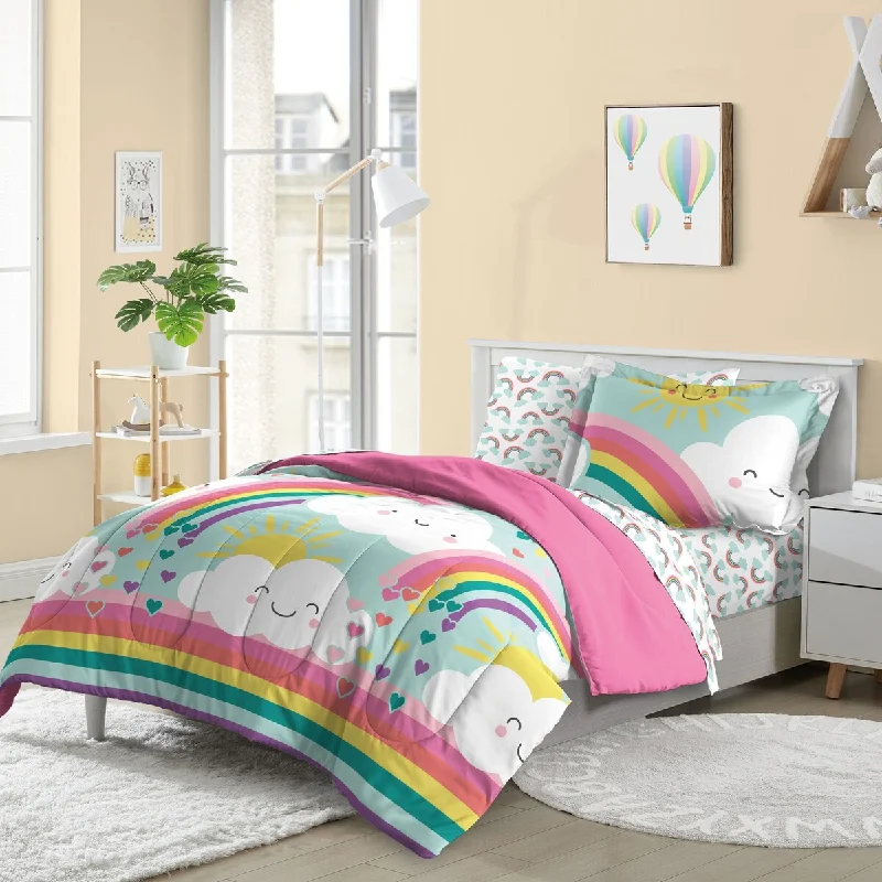 Dream Factory Rainbow Flare Bed-In-A-Bag Comforter Set