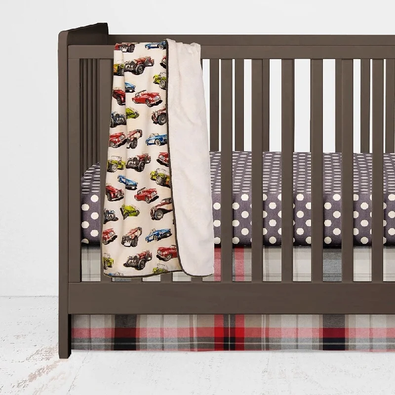 Fast Track 3Pc Set (Includes quilt, dot sheet, crib skirt) - 9'6" x 13'6" - 9'6" x 13'6"