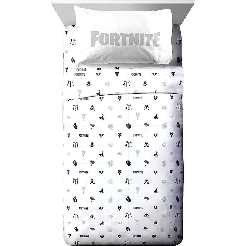 Fortnite Neon Stripe Kids 100% Microfiber Sheet Set