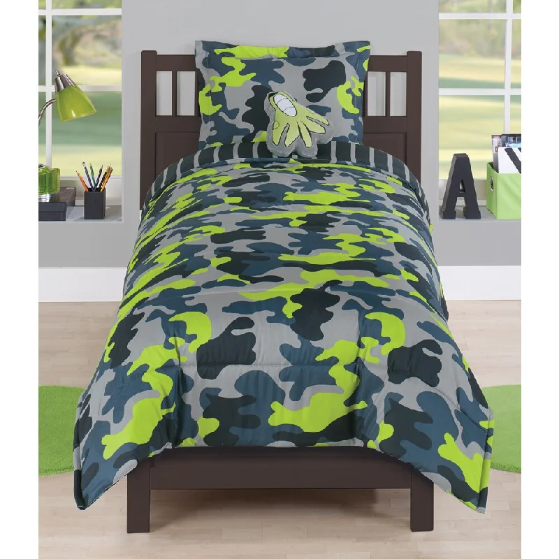 Green Camo Comforter Set