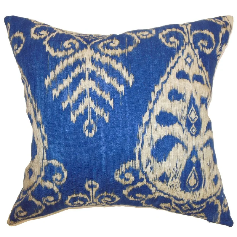 Hargeisa Ikat Euro Sham Sapphire