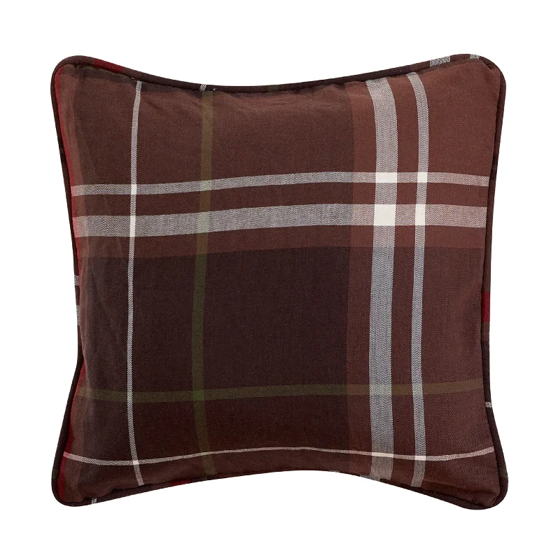 Jackson Plaid Euro Sham, 27X27