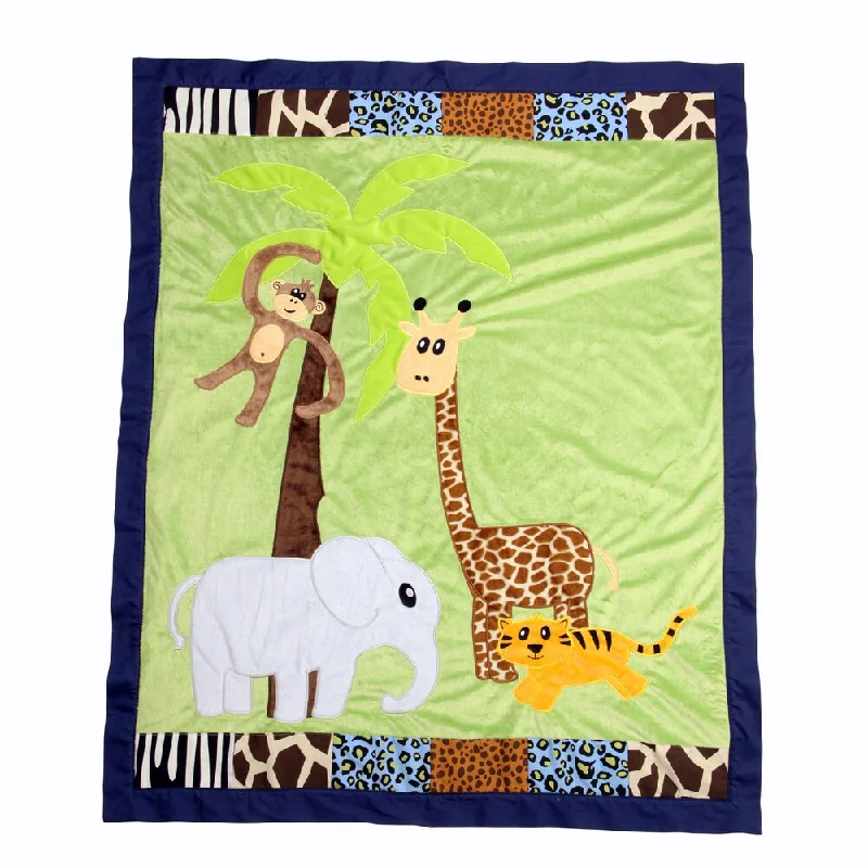 Jazzie Jungle Boy Quilt-Applique