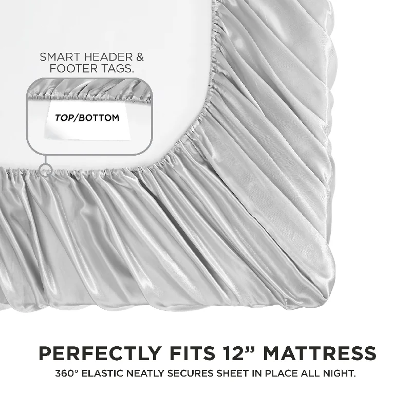 Juicy Couture Silky Satin Sheet Set