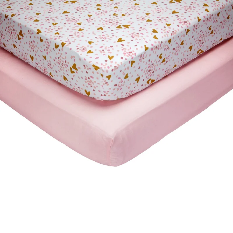 Little Love by NoJo She's So Lovely 2pk Crib Sheets