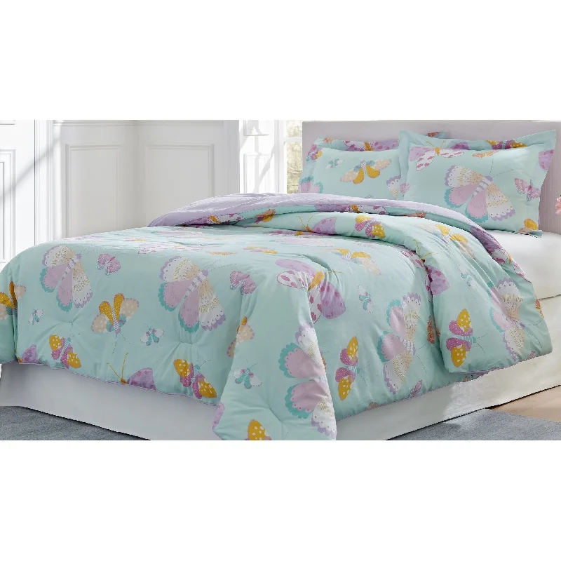 Lullaby Bedding Butterfly Fairy Cotton Luxury Comforter Set