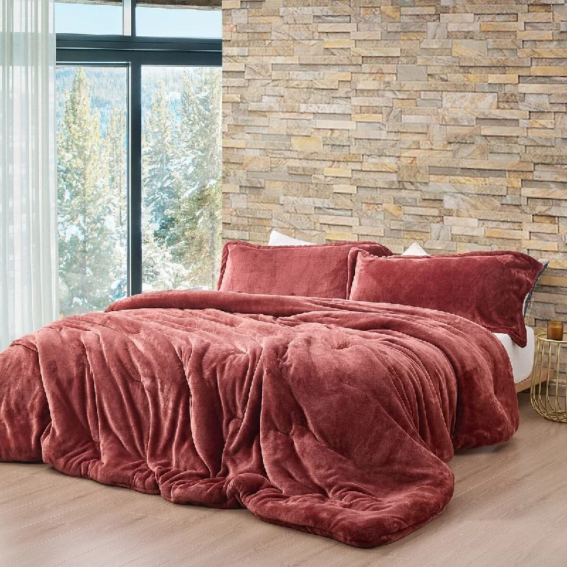 Me Sooo Comfy - Coma Inducer® Oversized Comforter Set - Roasted Russet