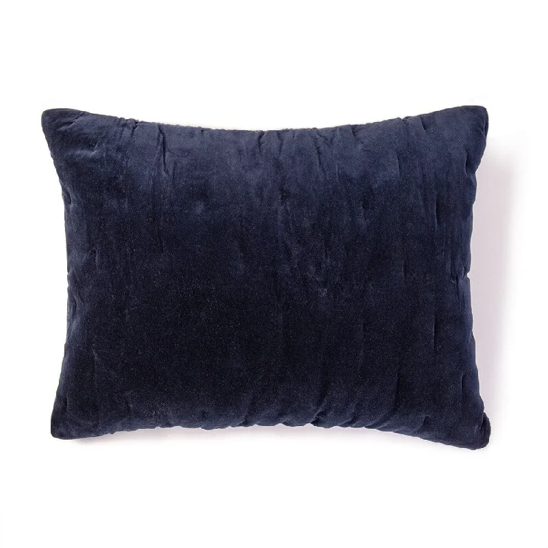 Mesa Linen & Velvet Sham, Indigo, Euro