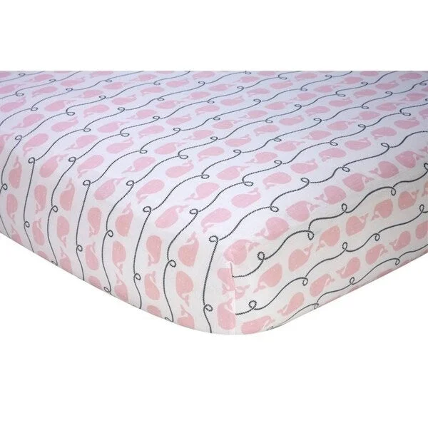 Nautica Girl Pink/Whale Sheet