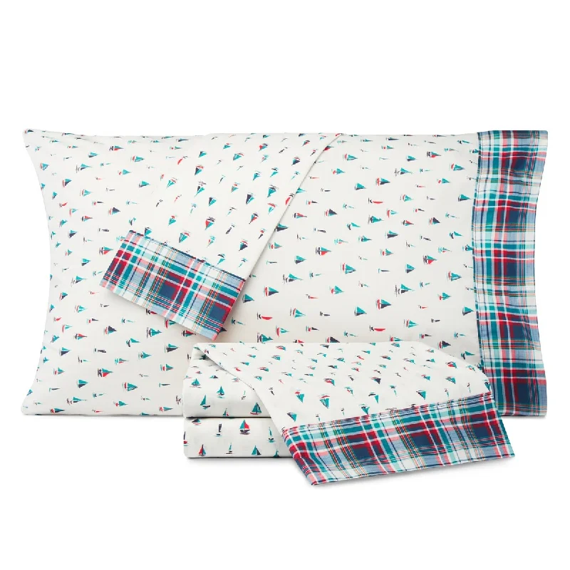 Nautica Kids Come Sail Away Cotton-Rich Sheet Set