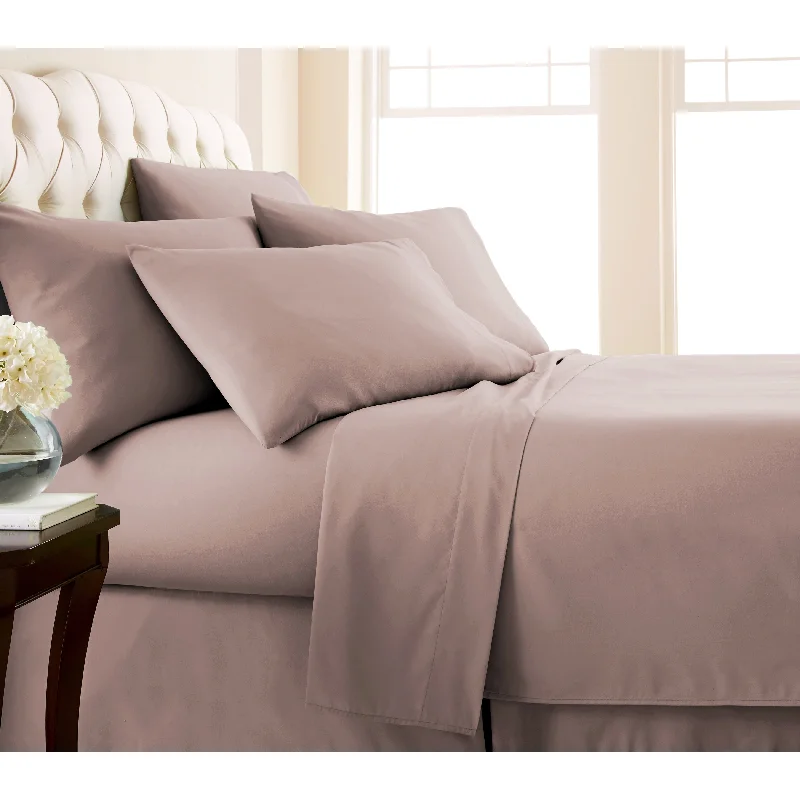 No-slip Ultra-soft Deep Pocket 6-piece Bed Sheet Set