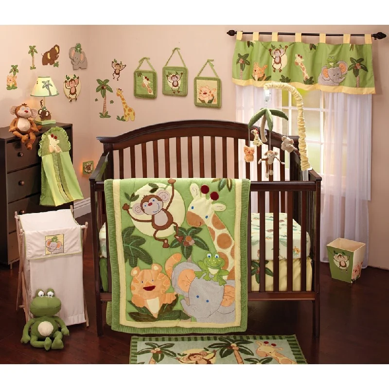 NoJo Jungle Babies 8pc Comforter set