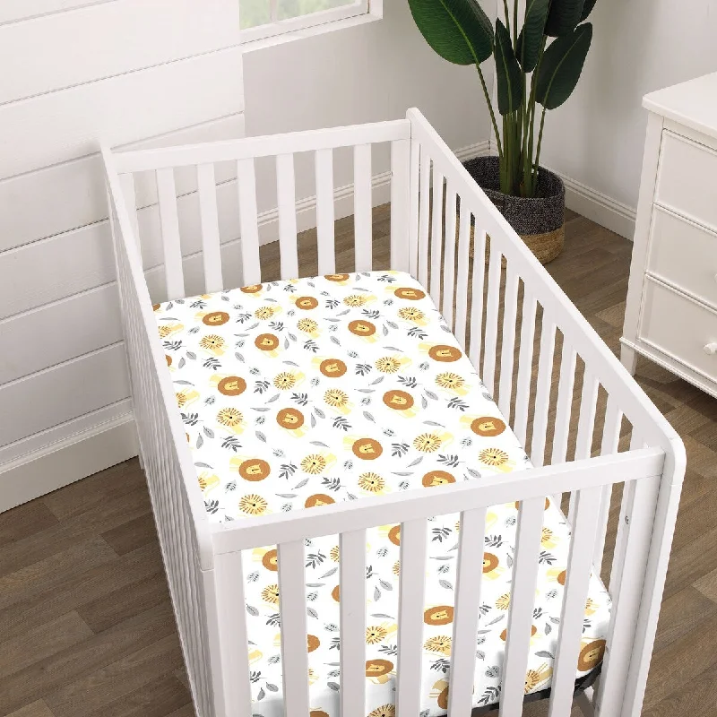 NoJo Lion Fitted Crib Sheet