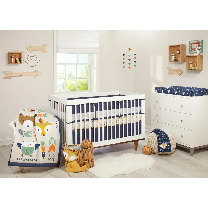 Nojo Little Love Aztec 5-piece Crib Bedding Set