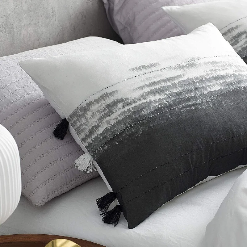 Ombre Nights Standard Sham - Faded Black (2-Pack)