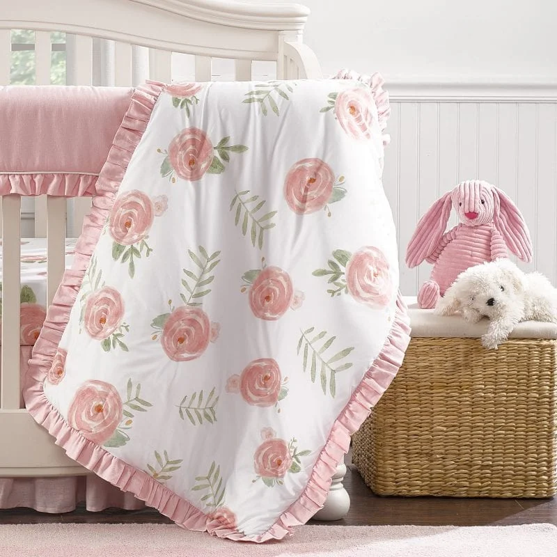 Pink Peony 2-pc Bedding Set