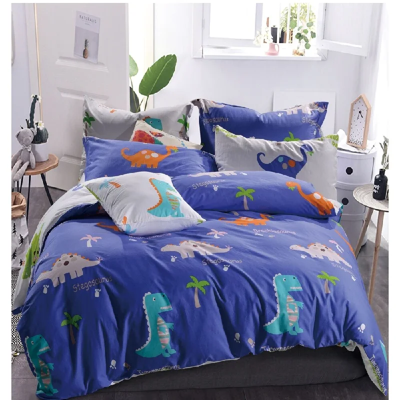 Porch & Den Hank Dino Cotton 3-piece Queen/Full Comforter Set