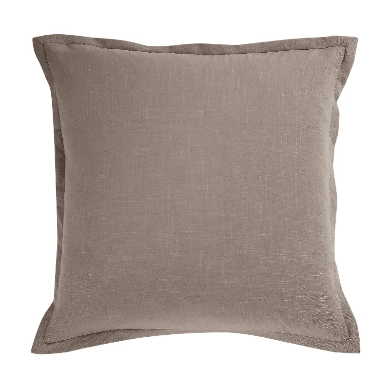 Solid Taupe Euro Sham