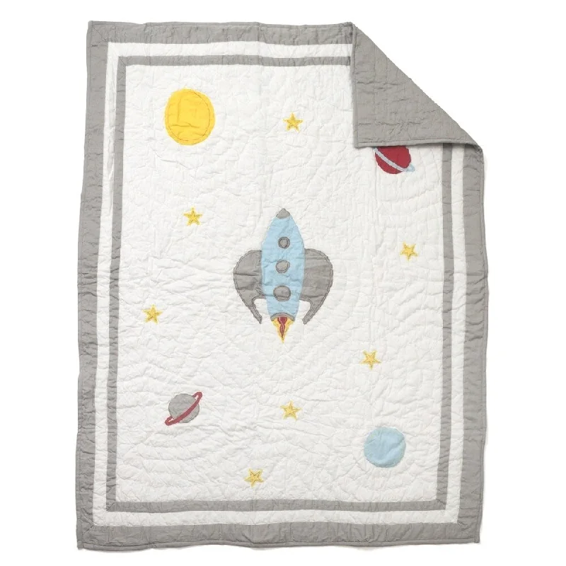 Space Man Baby Quilt