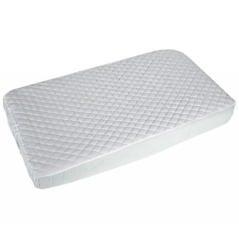 Summer Infant Quilted Fitted White Crib Mattress Pad