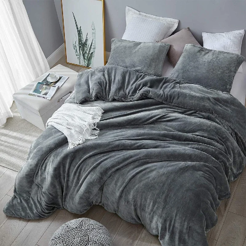 The Original Plush - Coma Inducer® Oversized Comforter Set - Steel Grey