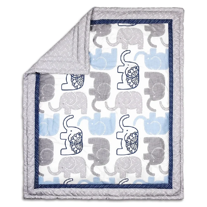 The Peanutshell Little Peanut Navy Quilt