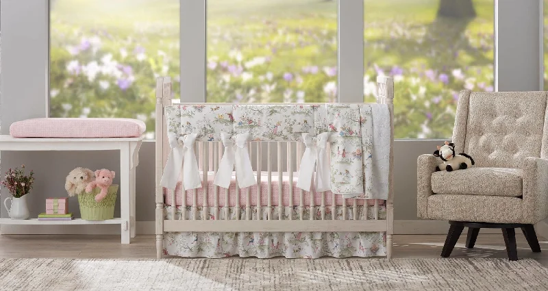 Nursery Rhyme Toile 8-pc. Crib Bedding Set