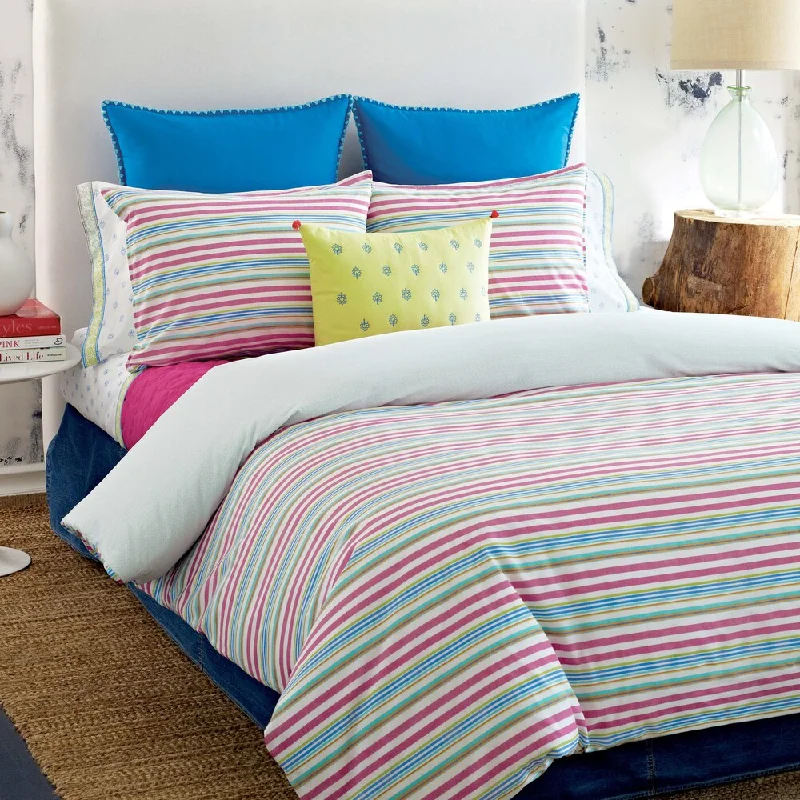 Tommy Hilfiger Pryia Stripe 3-piece Duvet Cover Set (Euro Shams Sold Separately)