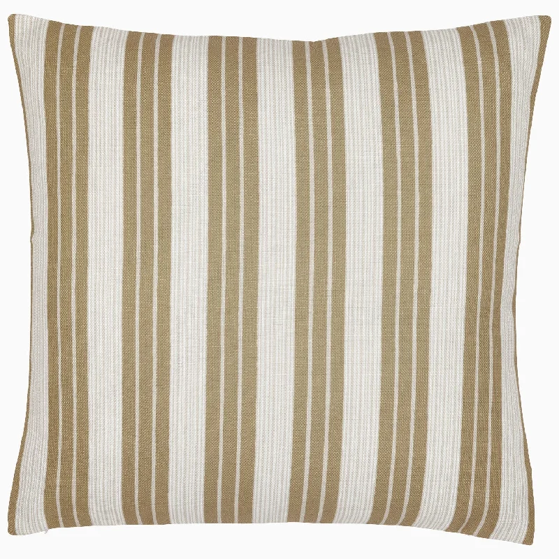 Vintage Stripe Sand Outdoor Decorative Pillow