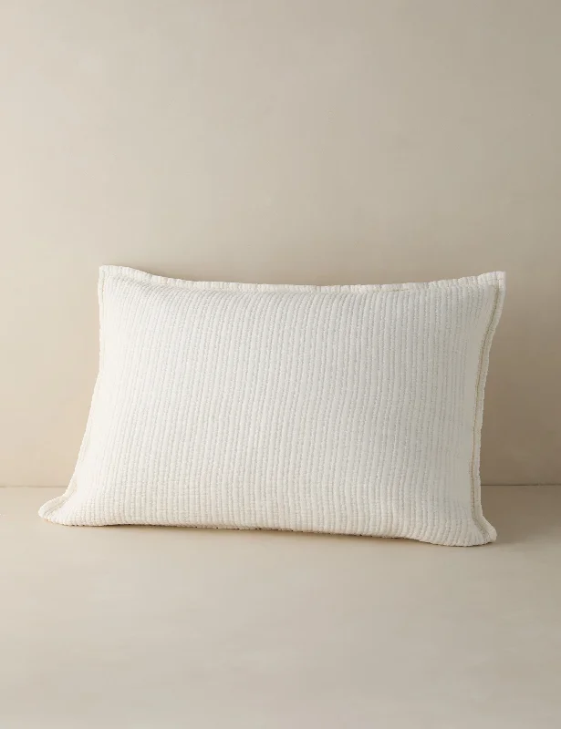 Chatham Cotton Matelasse Sham by Pom Pom at Home