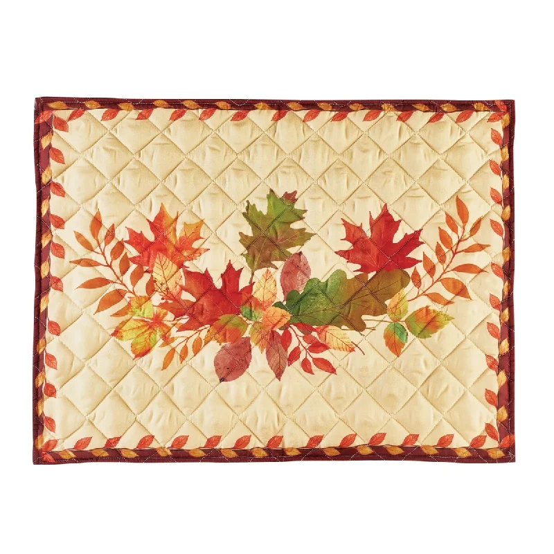 Leaf Wreath Sham Set