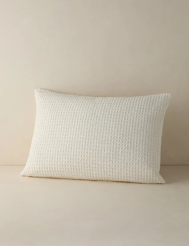 Zuma Cotton Waffle Weave Sham by Pom Pom at Home